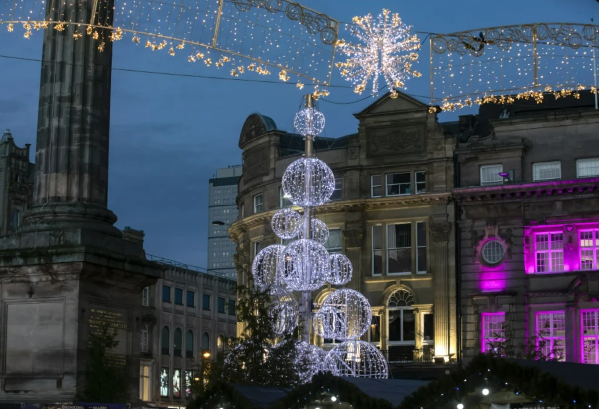 Grey Street Christmas Lights